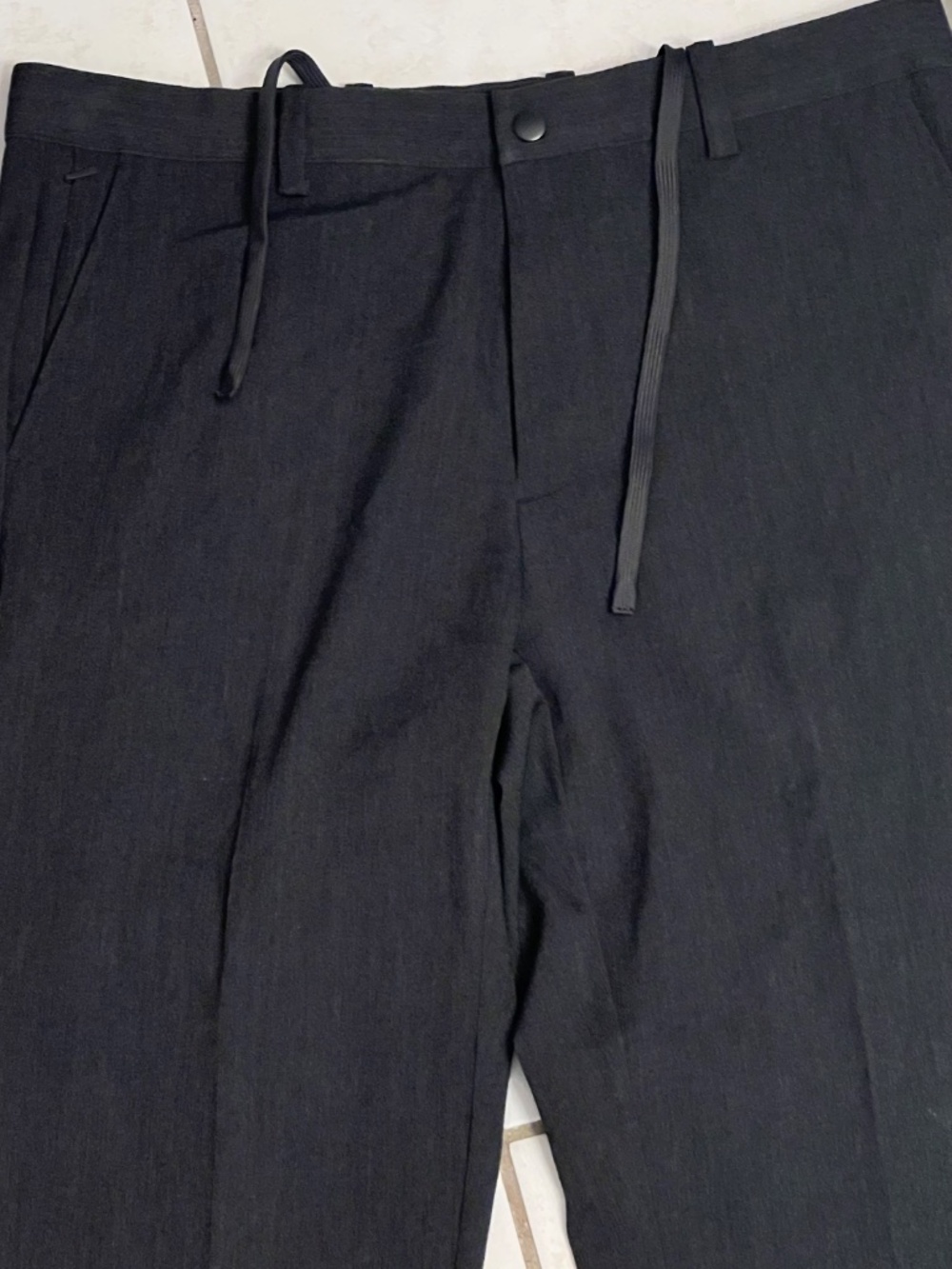 Quince 24/7 Smart Tech Chino Pants Men 32x32 Gray Ultra Stretch Drawstring - Picture 3 of 13